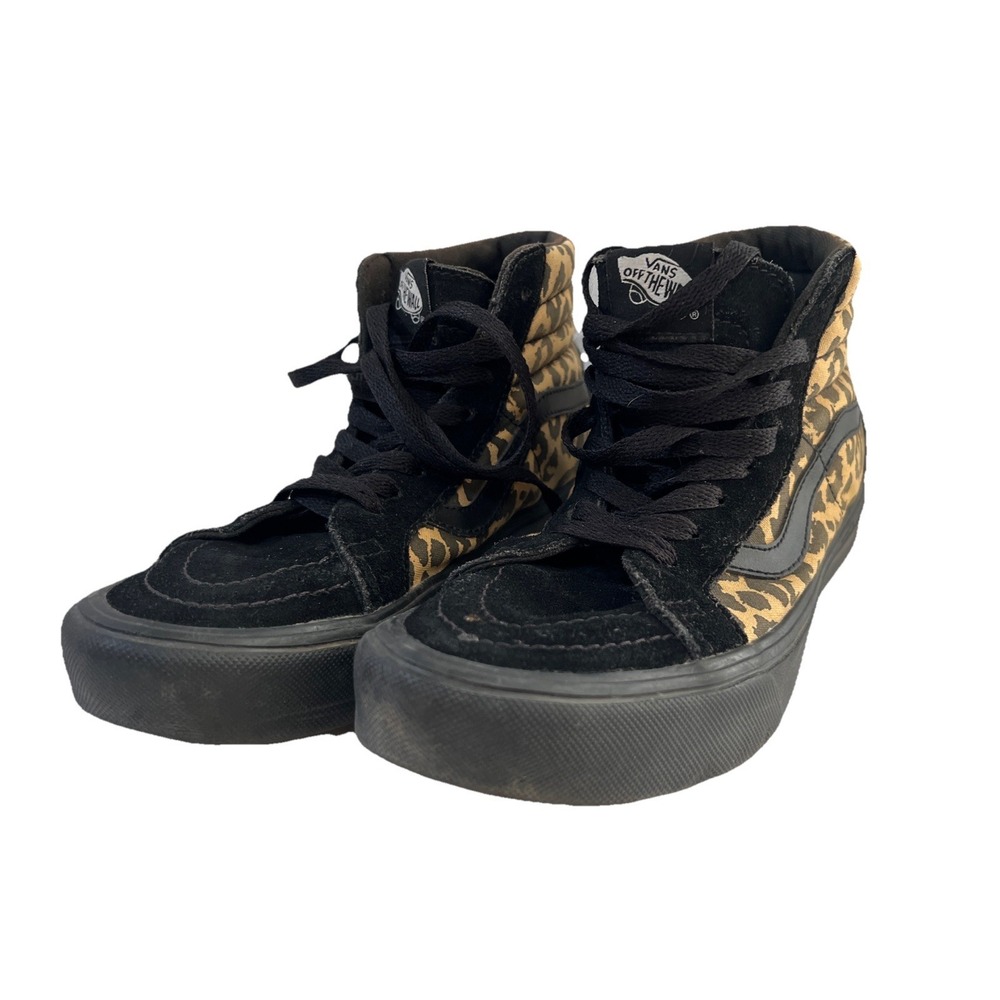 Vans Sk8 Hi Leopard Black Suede Women's Size 5.5 SAMPLE NOT FOR RESALE Ultracush